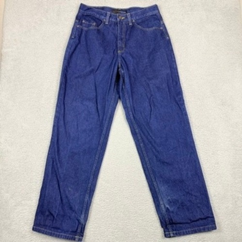 Anchor Blue Baggy Denim Jeans Mens 32x32 Blue‎ Cotton